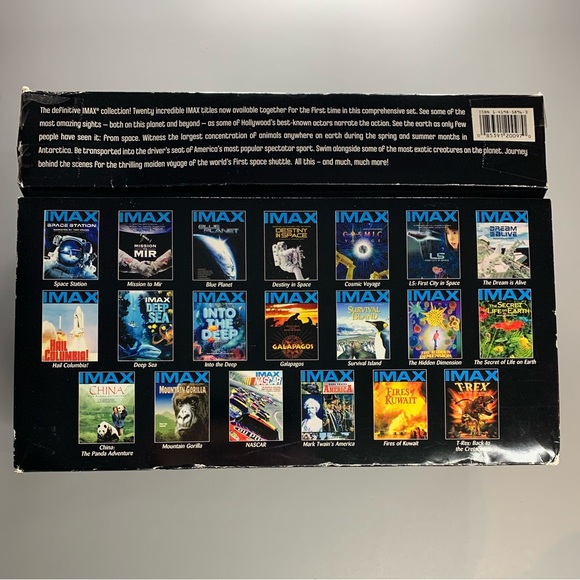 IMAX Movies Collection: 11 Sealed and 9 Open IMAX DVD collectible box set - Picture 3 of 3